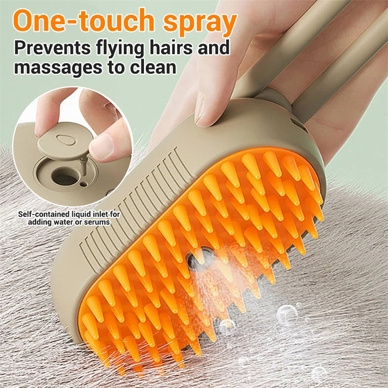 3-in-1 Steamy Dog & Cat Brush