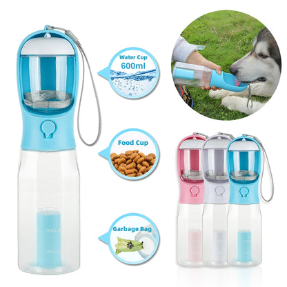 3-in-1 Portable Pet Water Bottle