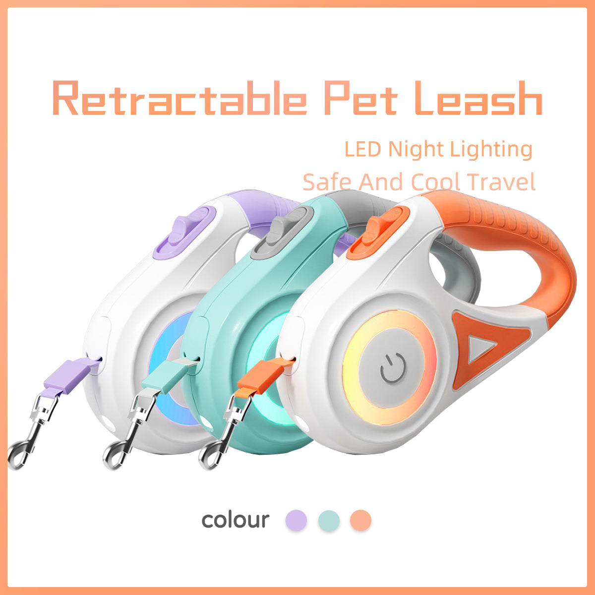 Automatic Pet Leash for Small & Medium Dogs